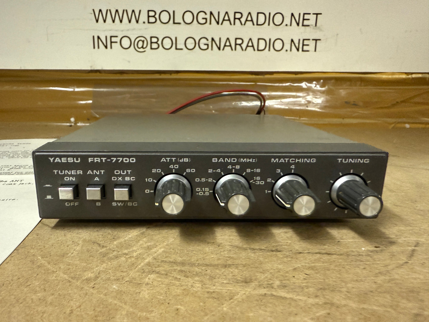 Yaesu frg 7700 + frt 7700 + frv 7700 perfetto