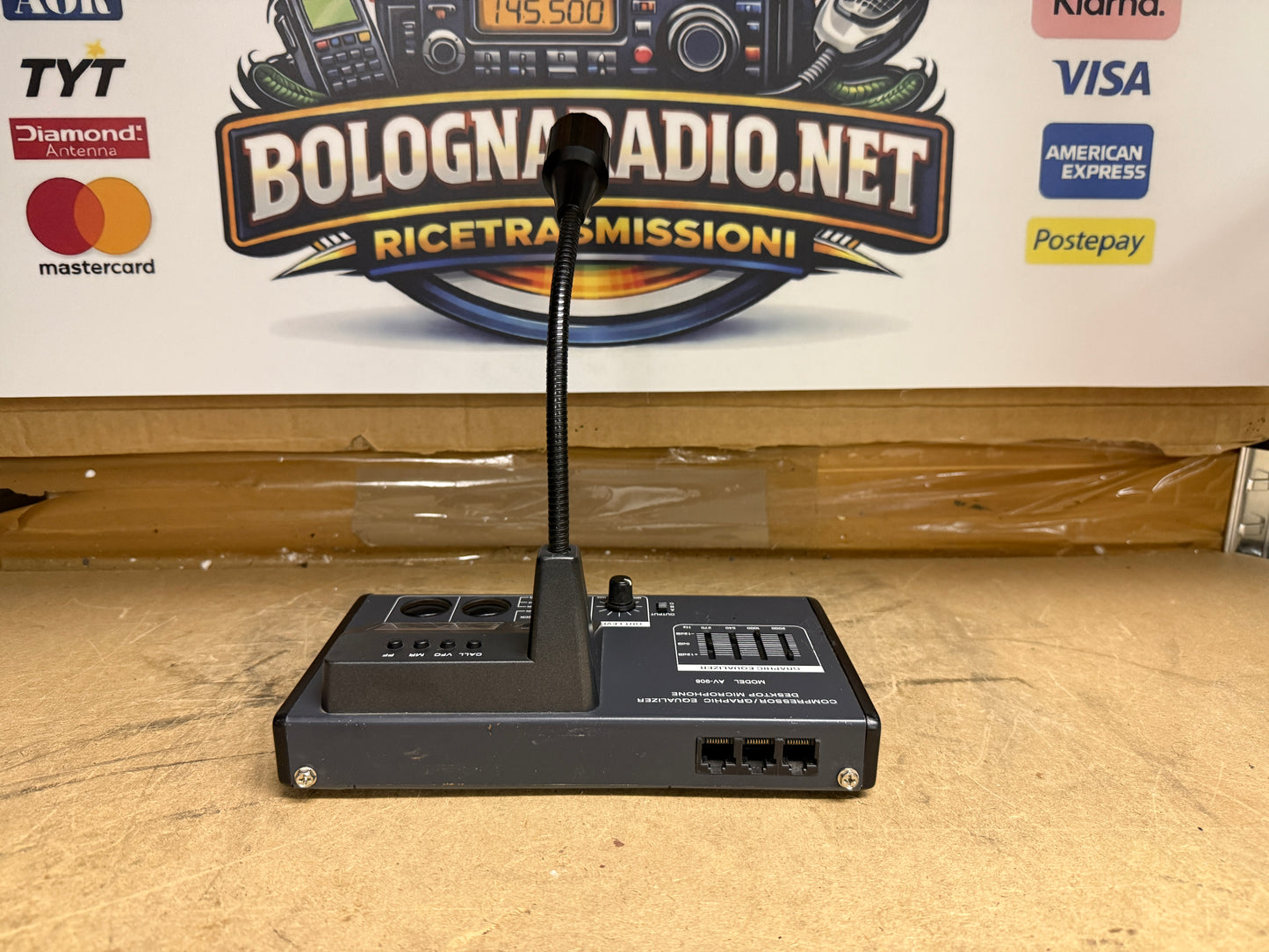 Mike AV-908 Yaesu kenwood e Icom perfetto