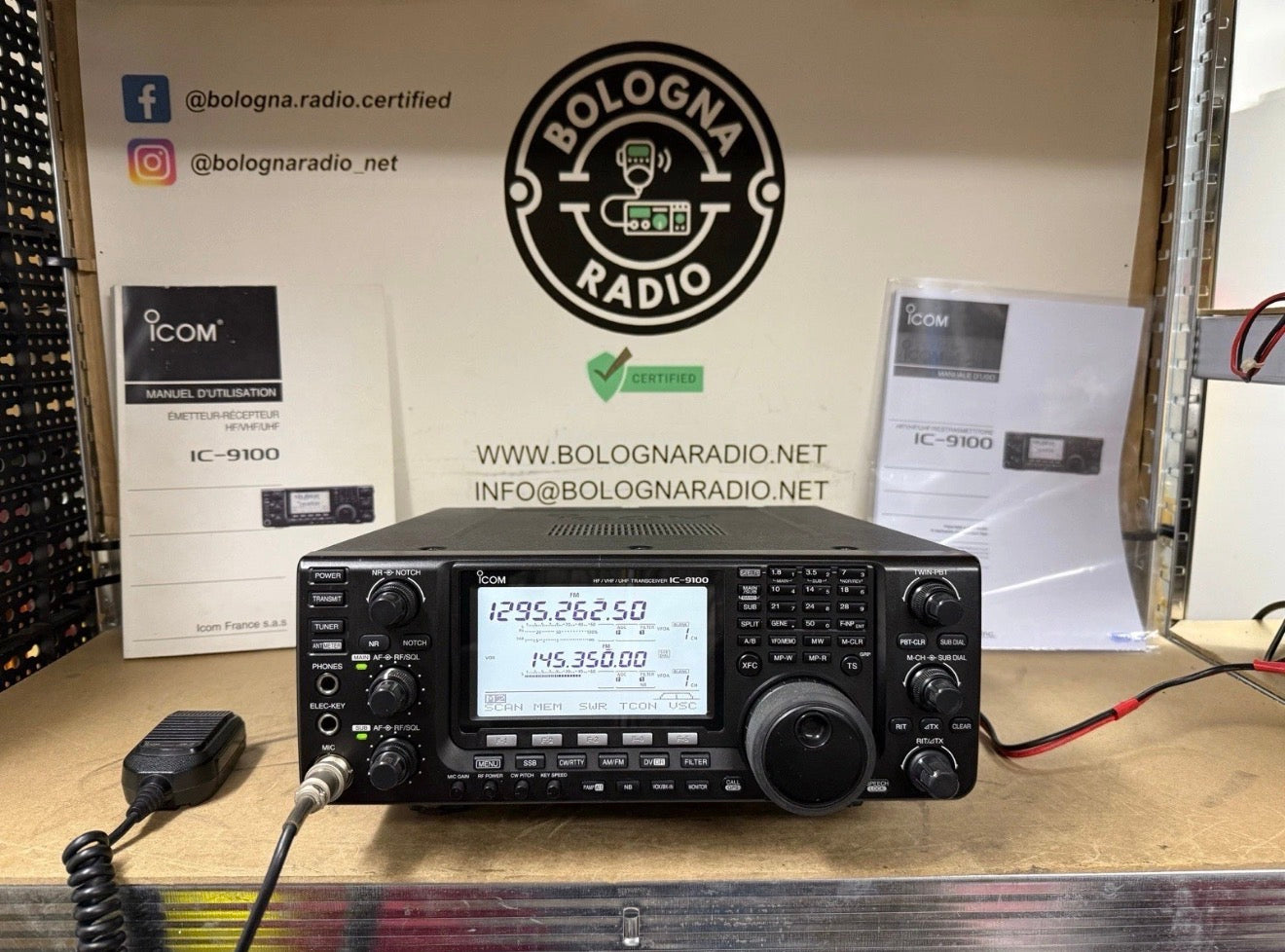 Icom IC 9100 ricambi usati testati