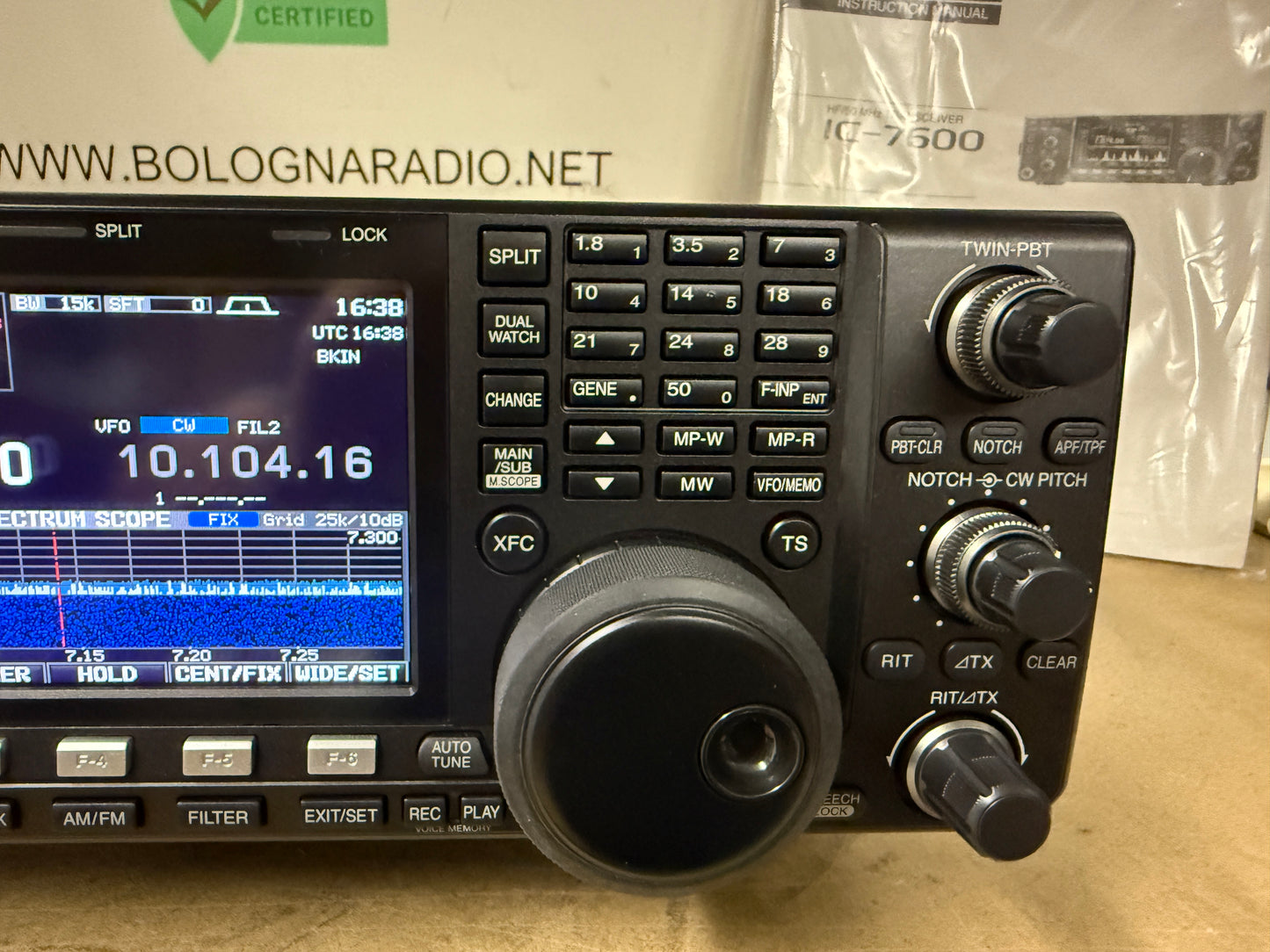 Icom ic 7600 full set pari al nuovo Garanzia 12 Mesi