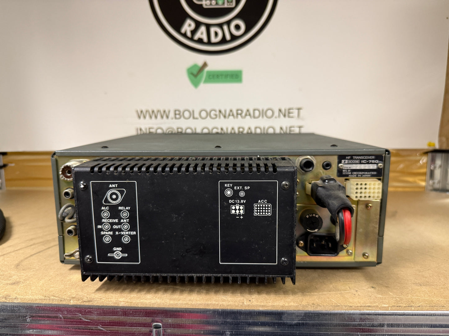 Icom IC 750 + PS35 100watt perfetto 220 volt