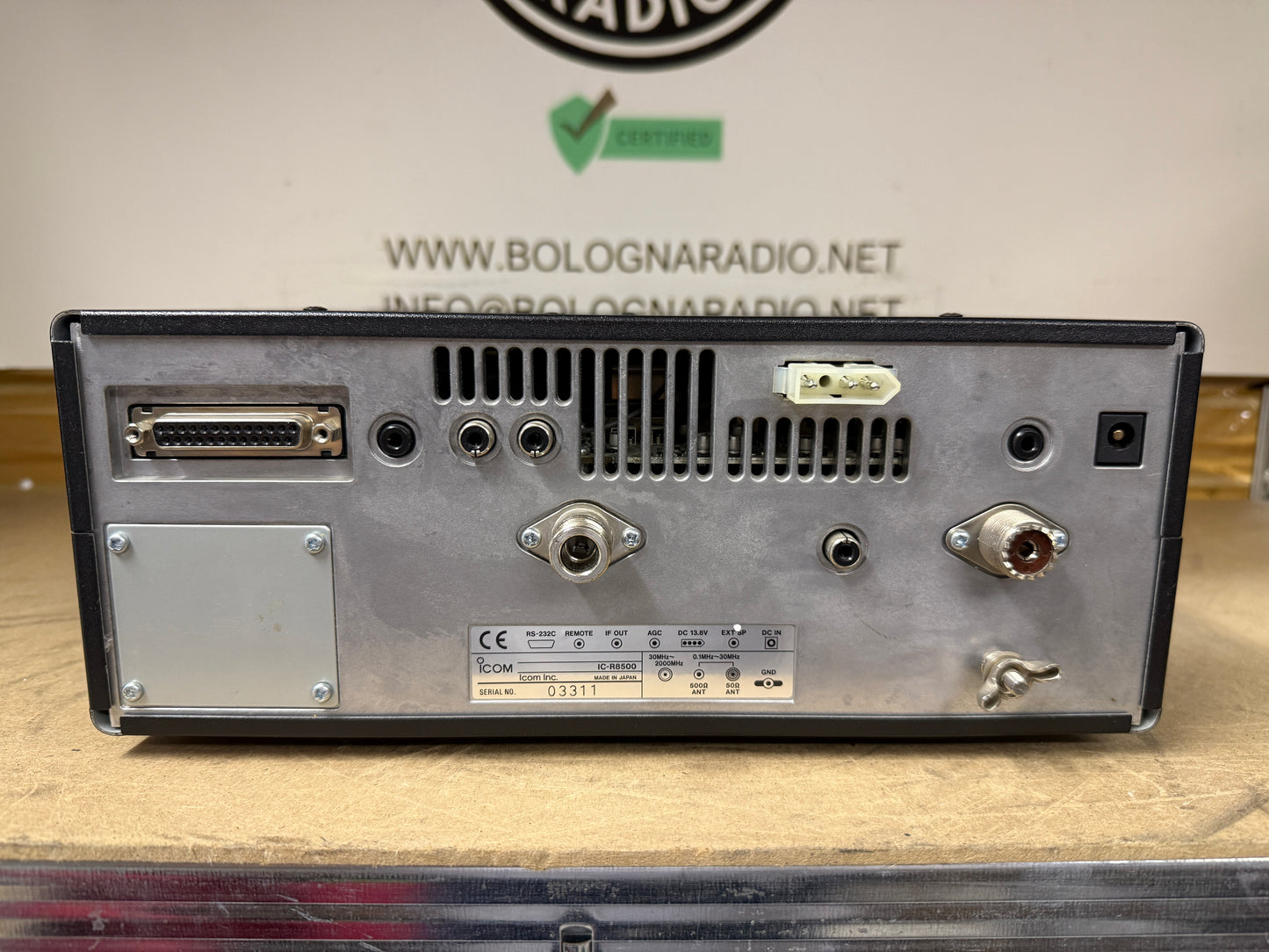 ICOM IC R 8500 con imballo perfetta garanzia 12 mesi