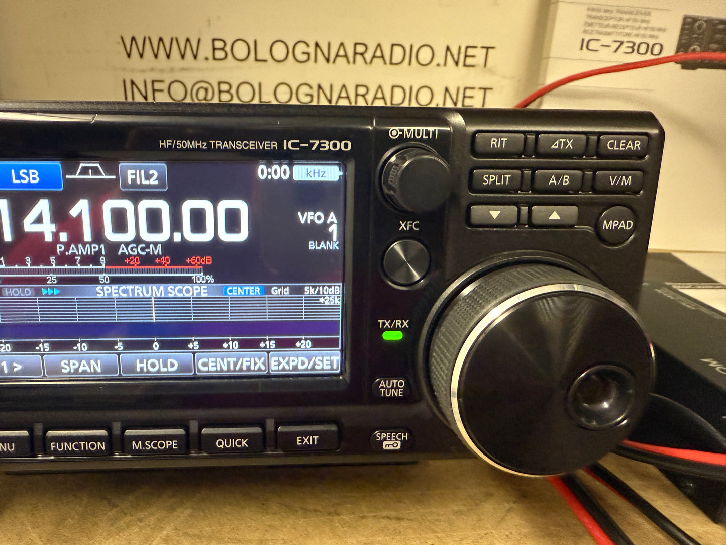 Icom ic 7300 pari al nuovo Garanzia 12 Mesi full set