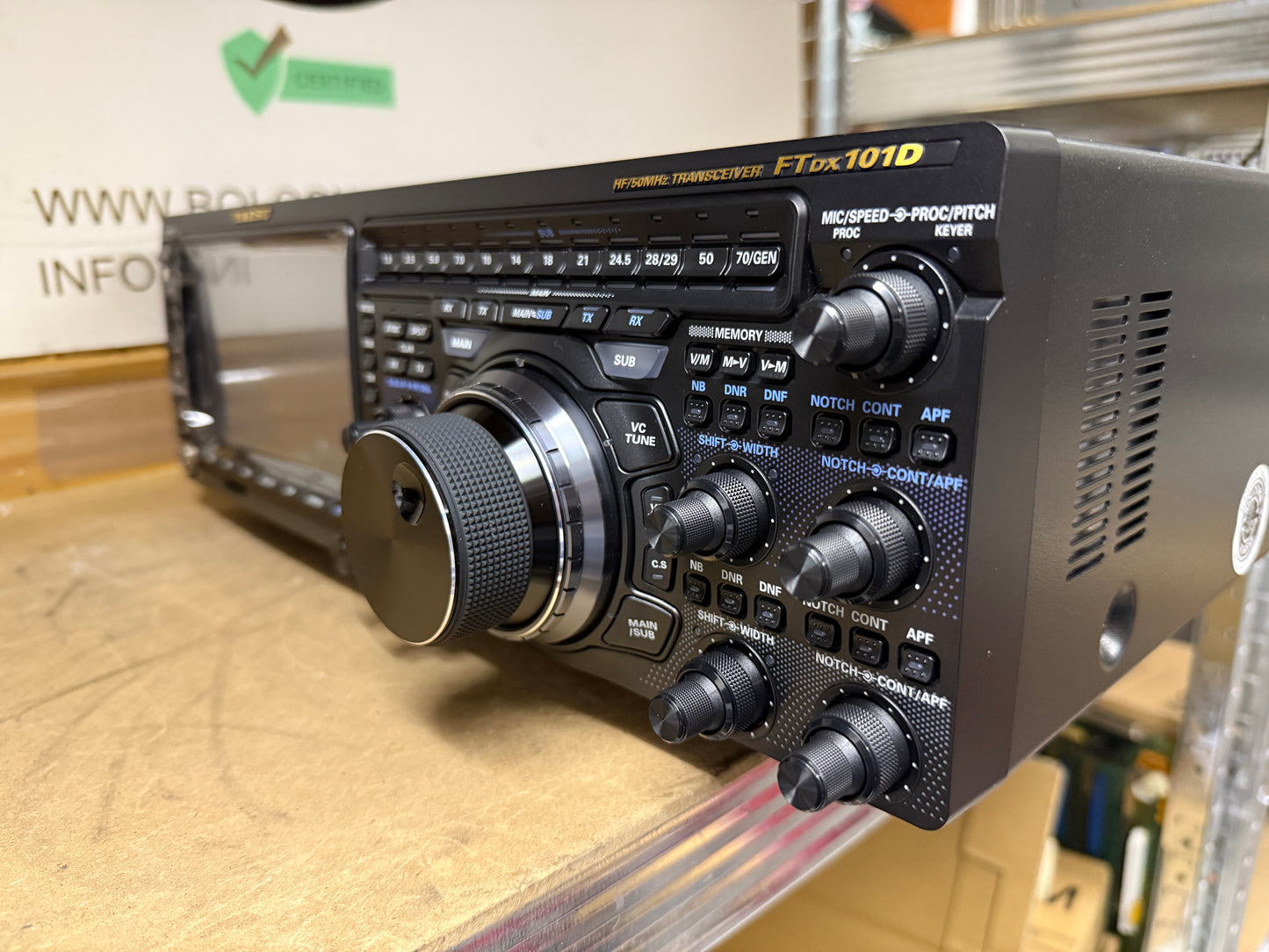 Yaesu FTDX 101D pari al nuovo Garanzia 12 mesi full set