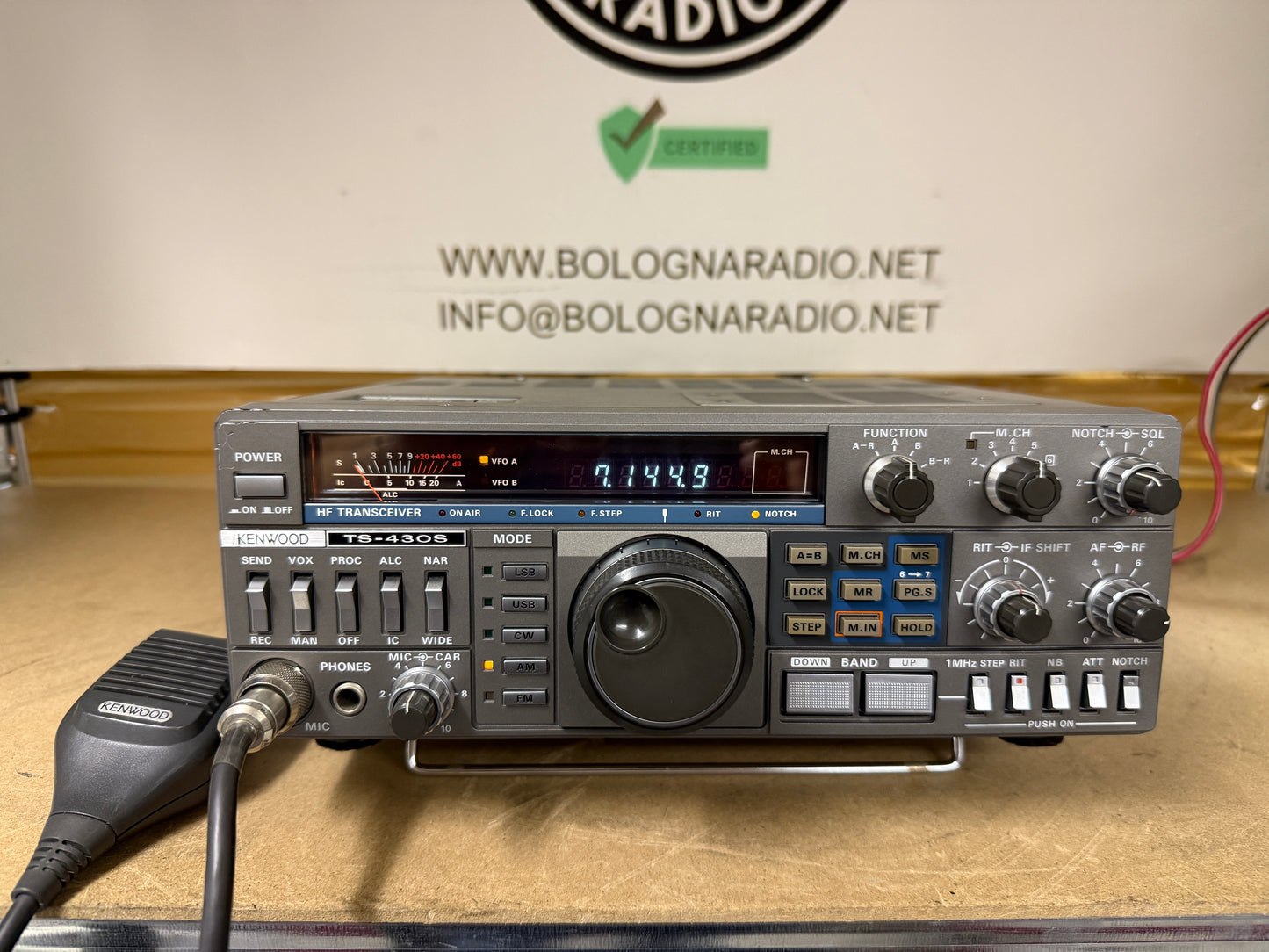 Kenwood TS 430 s + filtro CW garanzia 12 mesi
