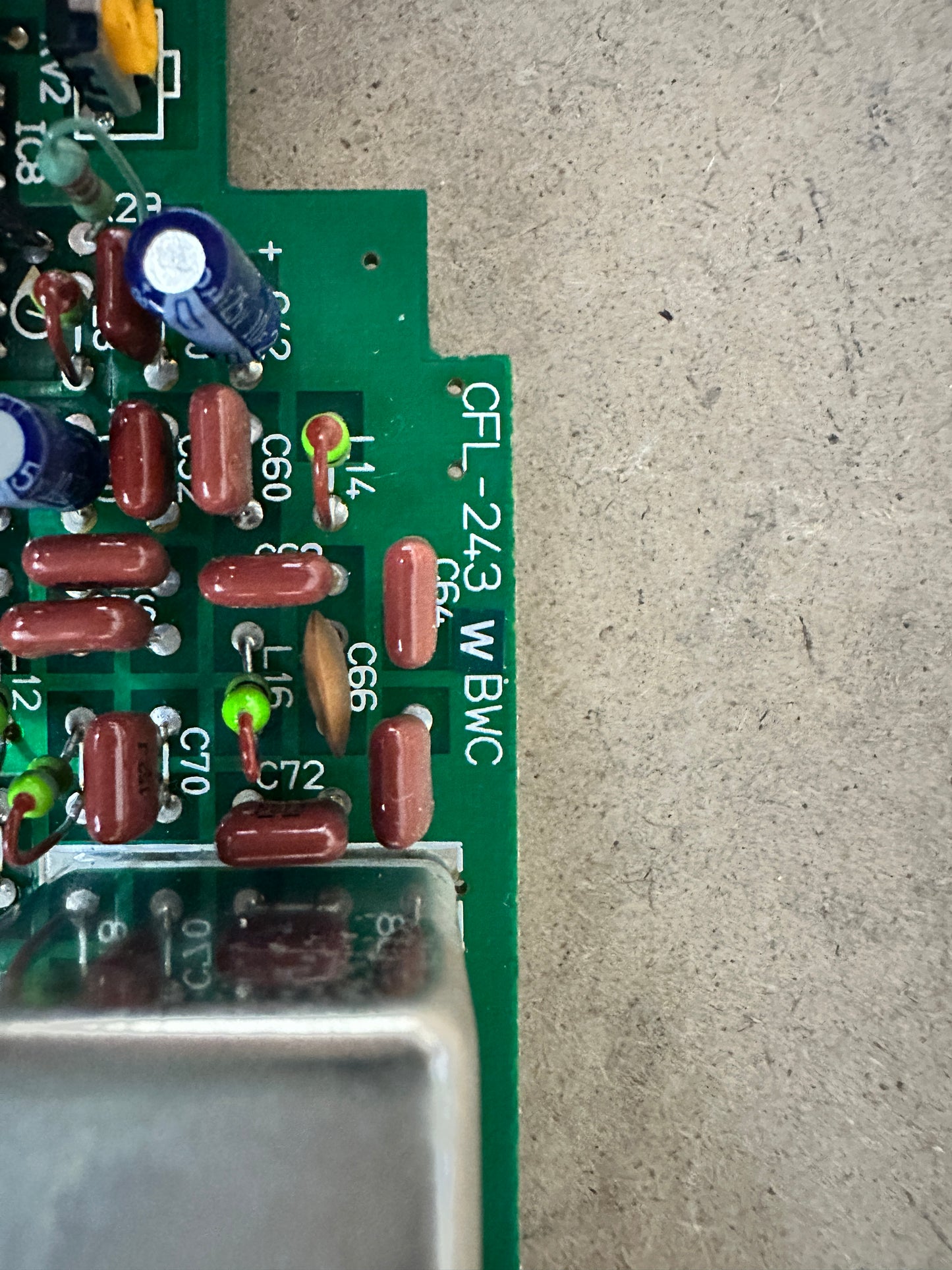 Jrc CFL 243 scheda bwc