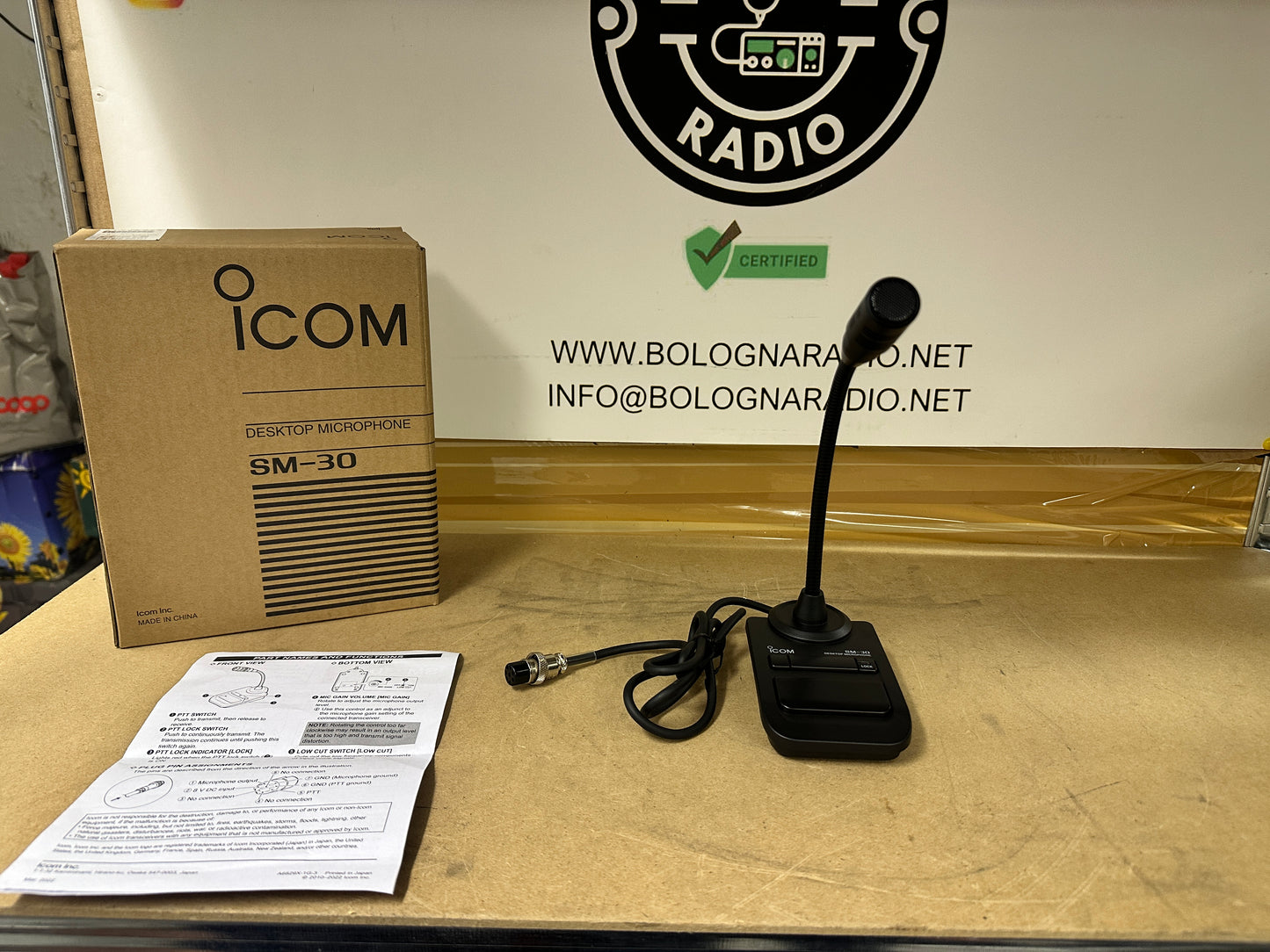 Icom sm 30 nuovo