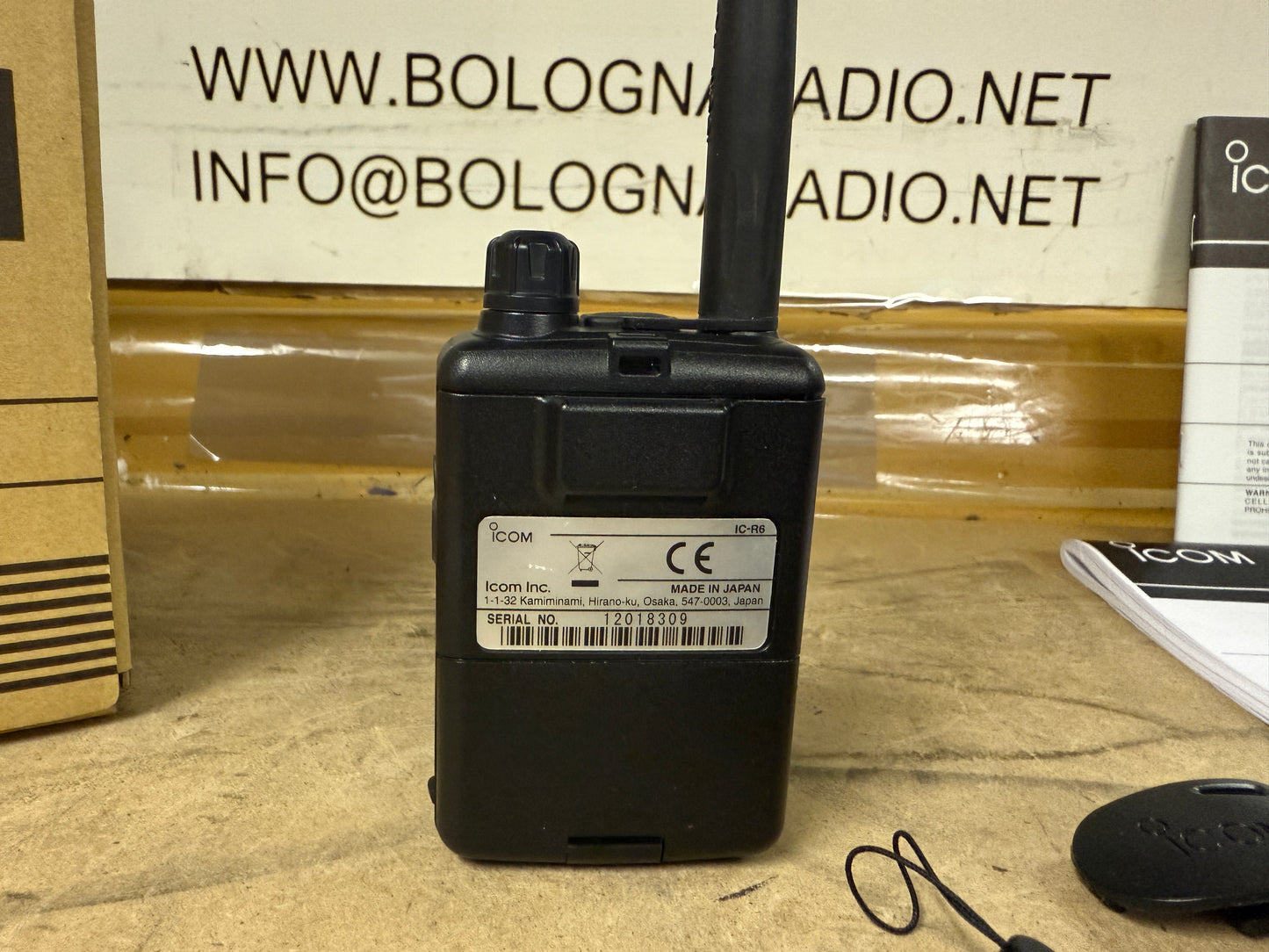 Icom IC r6 pari al nuovo Garanzia 12 Mesi