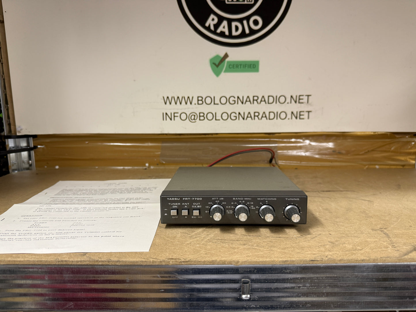 Yaesu frg 7700 + frt 7700 + frv 7700 perfetto