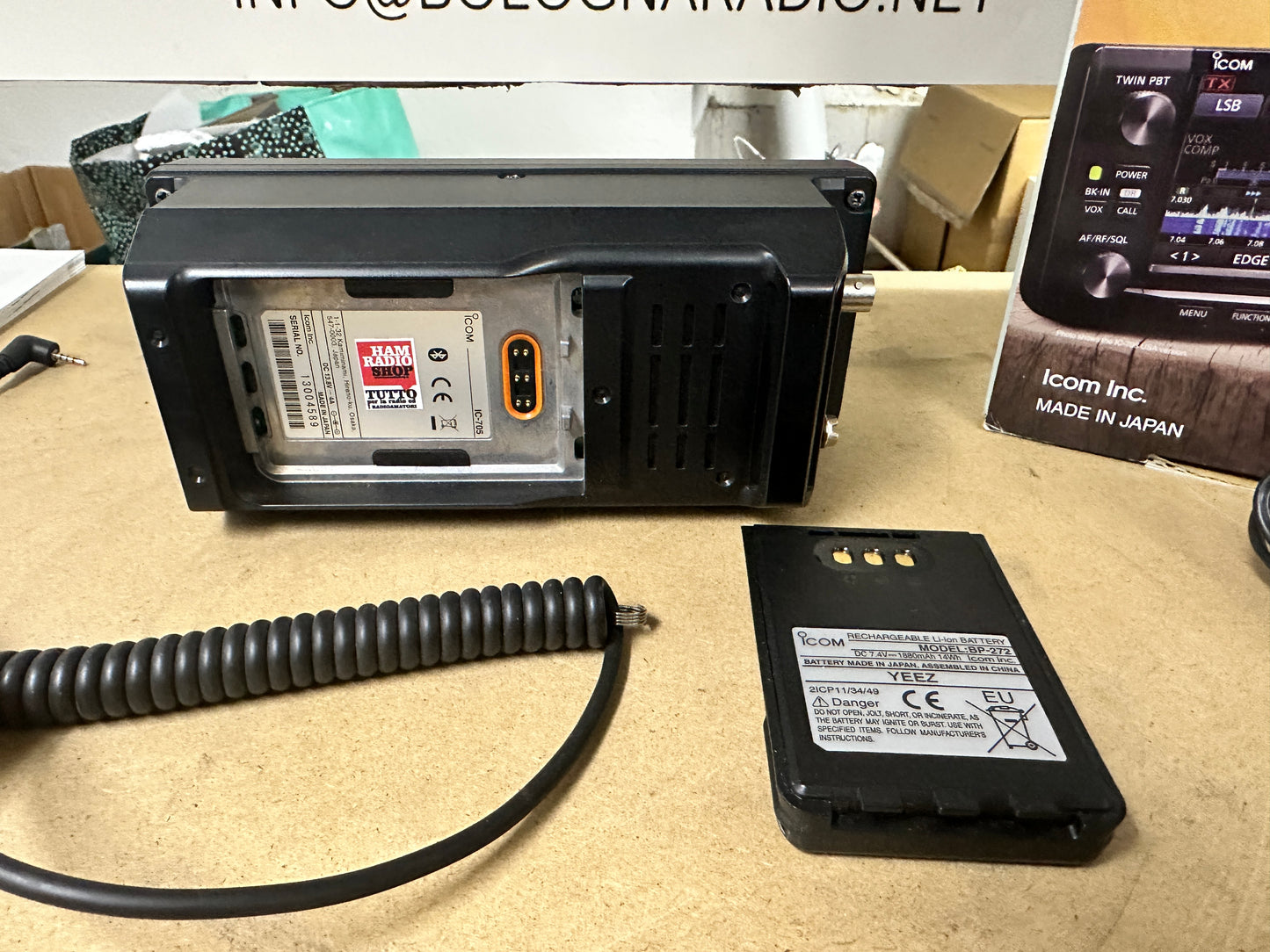 Icom ic 705 pari al nuovo garanzia ufficiale