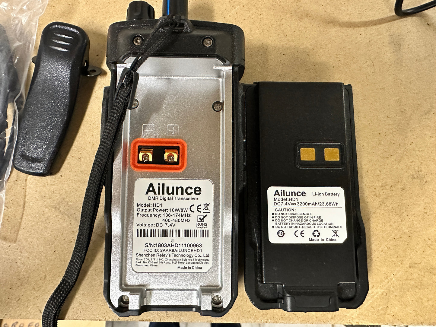 Retevis Ailunce HD1 DMR 10W GPS