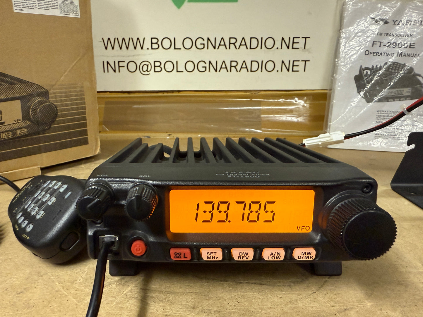 Yaesu FT 2900R/E full set VHF 75watt
