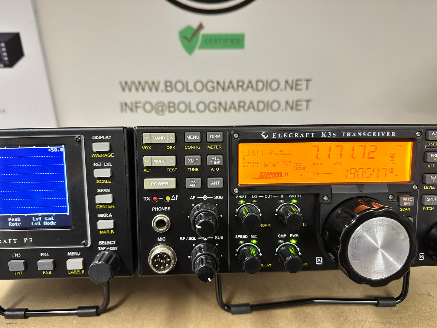 Ricetrasmettitore Elecraft K3 100Watt full set con P3