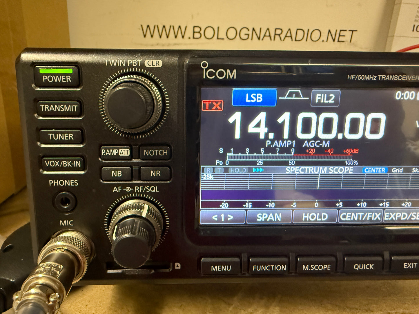 Icom ic 7300 pari al nuovo Garanzia 12 Mesi full set