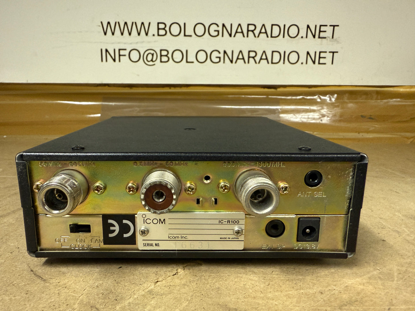 Icom ic r 100 perfetto garanzia 12 mesi