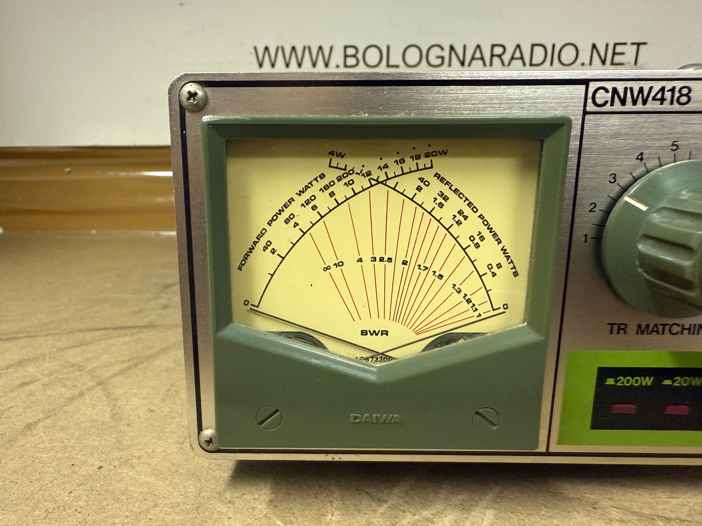 DAIWA CNW 418 ACCORDATORE MANUALE ANTENNA HF 500 WATT PEP
