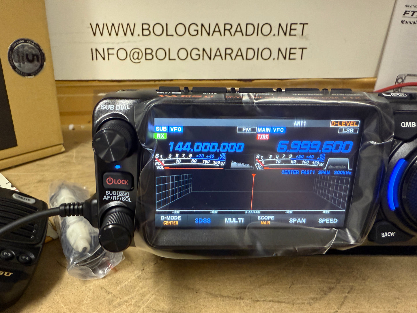 Yaesu FTX1 optima 100 watt banda espansa Garanzia Italia 5 anni
