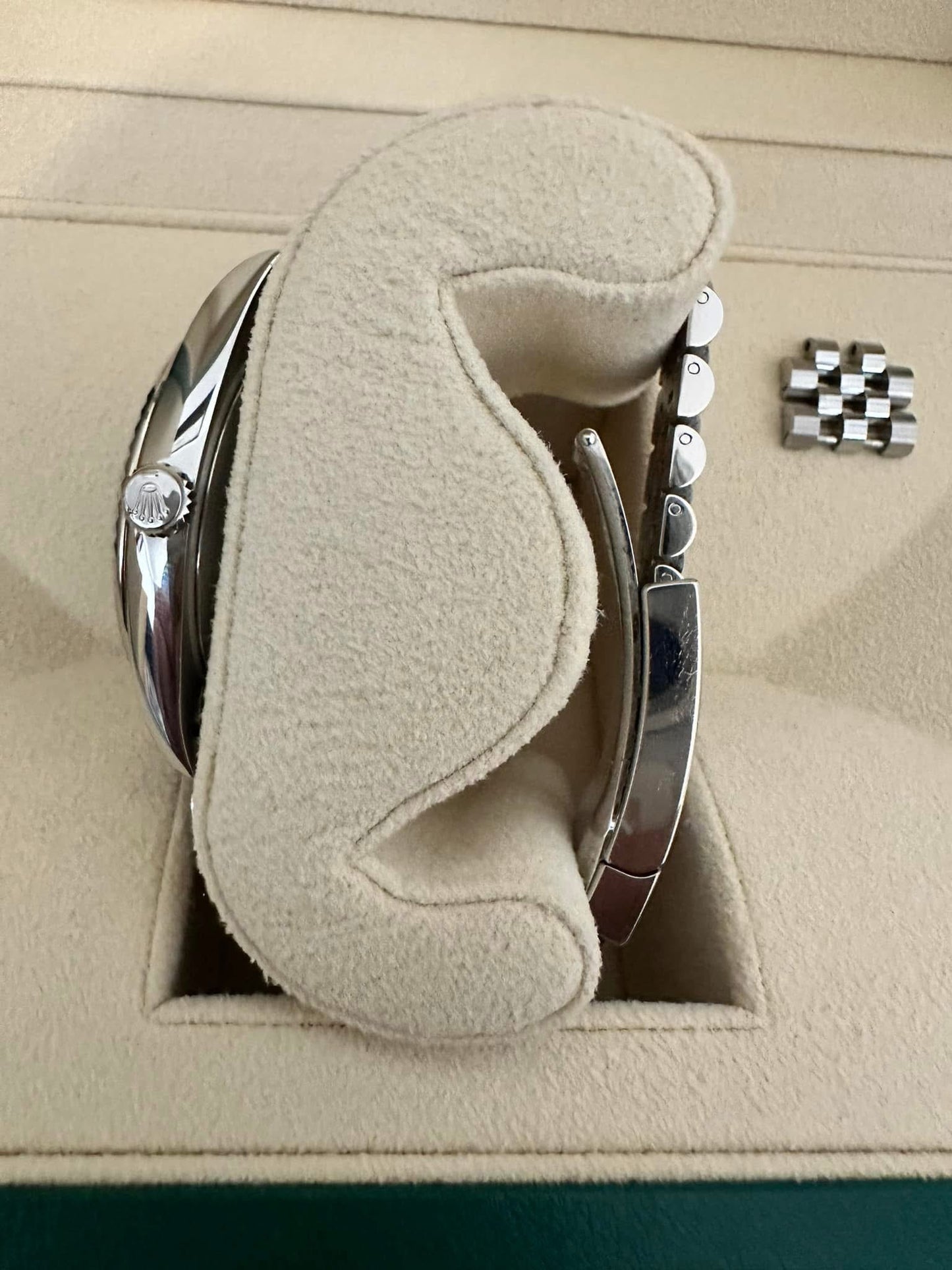 Rolex 126334 datejust 41 mm Wimbledon acciaio e oro bianco