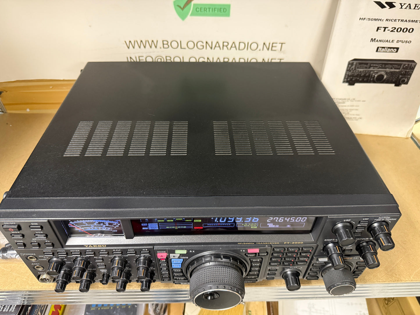 Yaesu FT 2000 ottimo full set 100 watt imballo originale