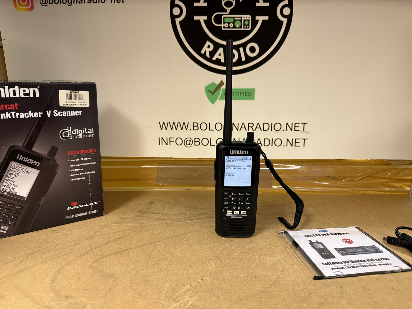 Uniden UBCD 3600XLT perfetto