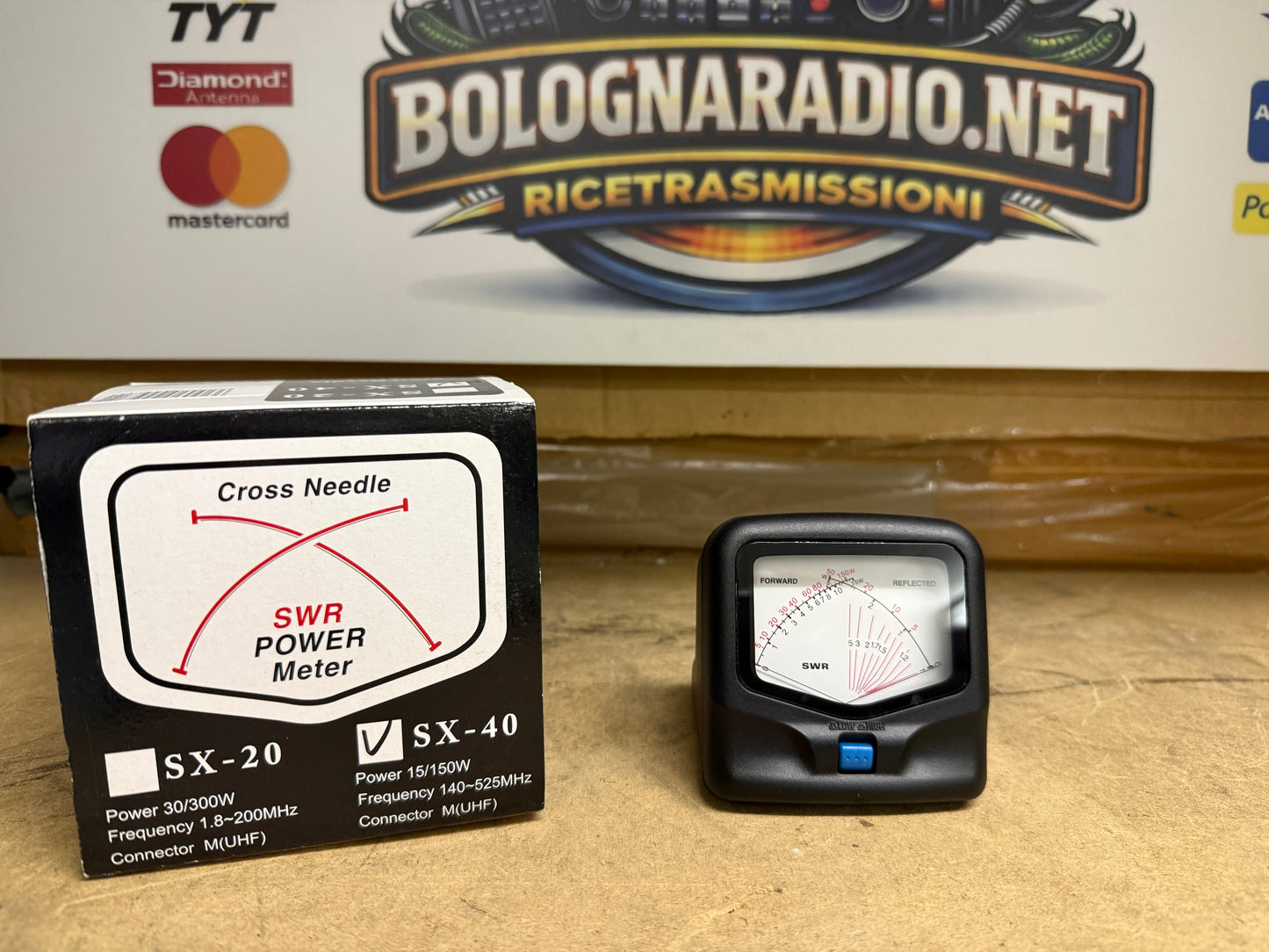 K-PO SX-40 Rosmetro Wattmetro 140-525 MHz 150W