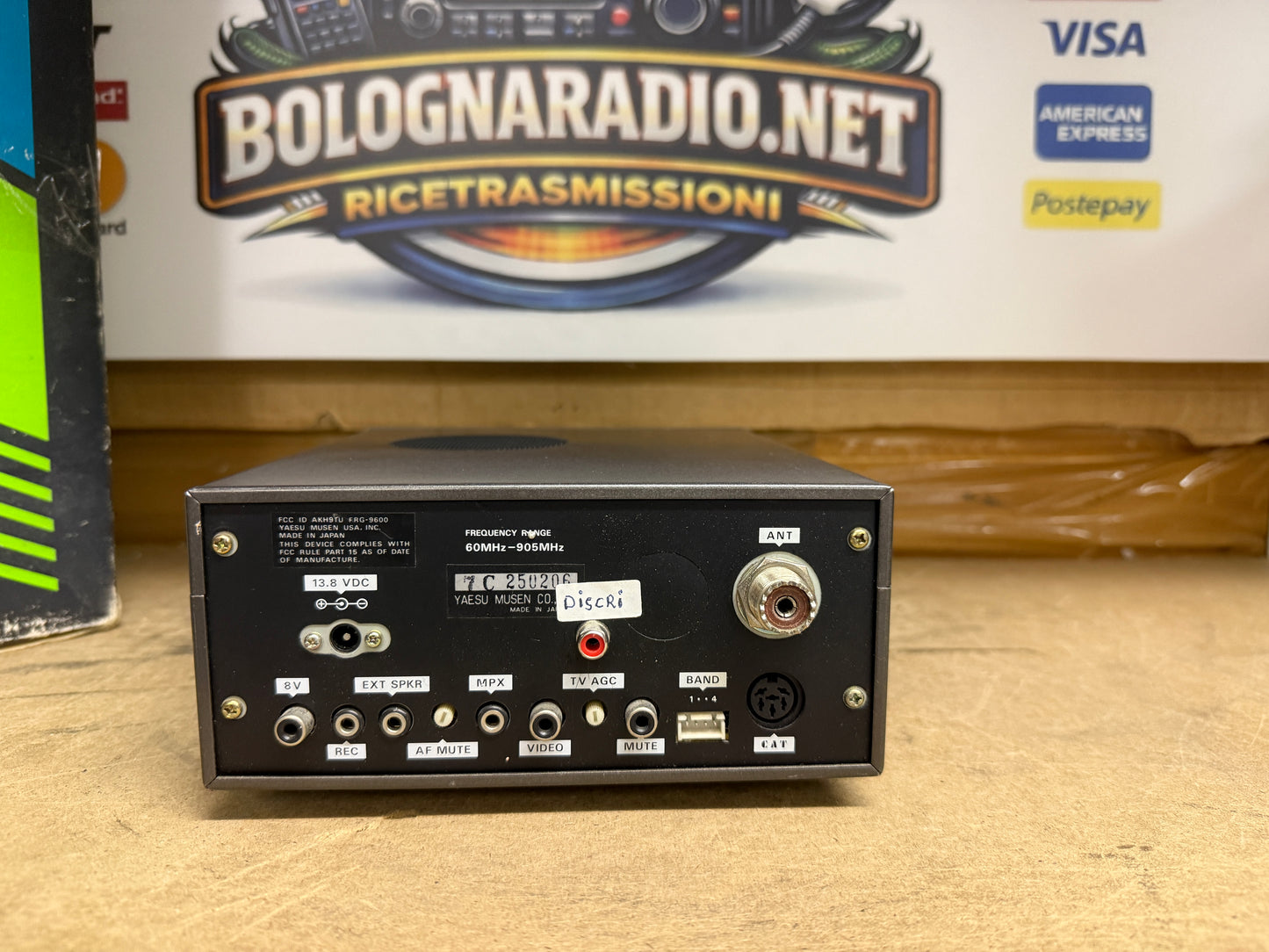 Yaesu FRG 9600 perfetto Garanzia 6 Mesi