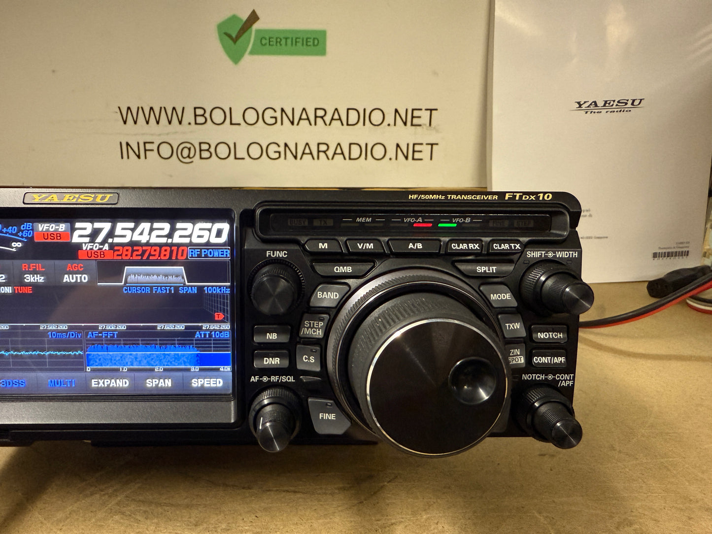 Yaesu FTDX 10 pari al nuovo garanzia 12 mesi full set