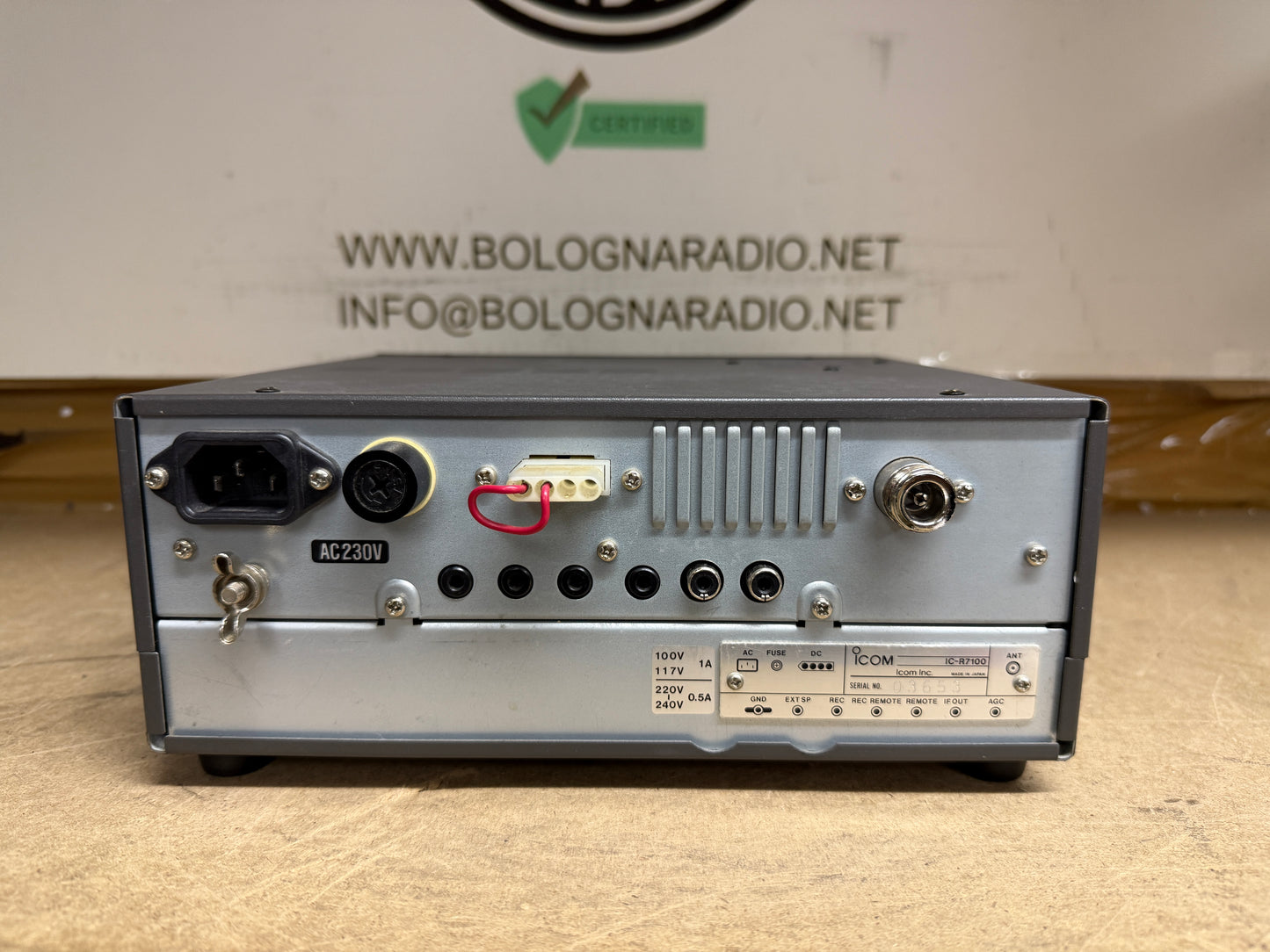 Icom ic r 7100 pari al nuovo Garanzia 12 Mesi