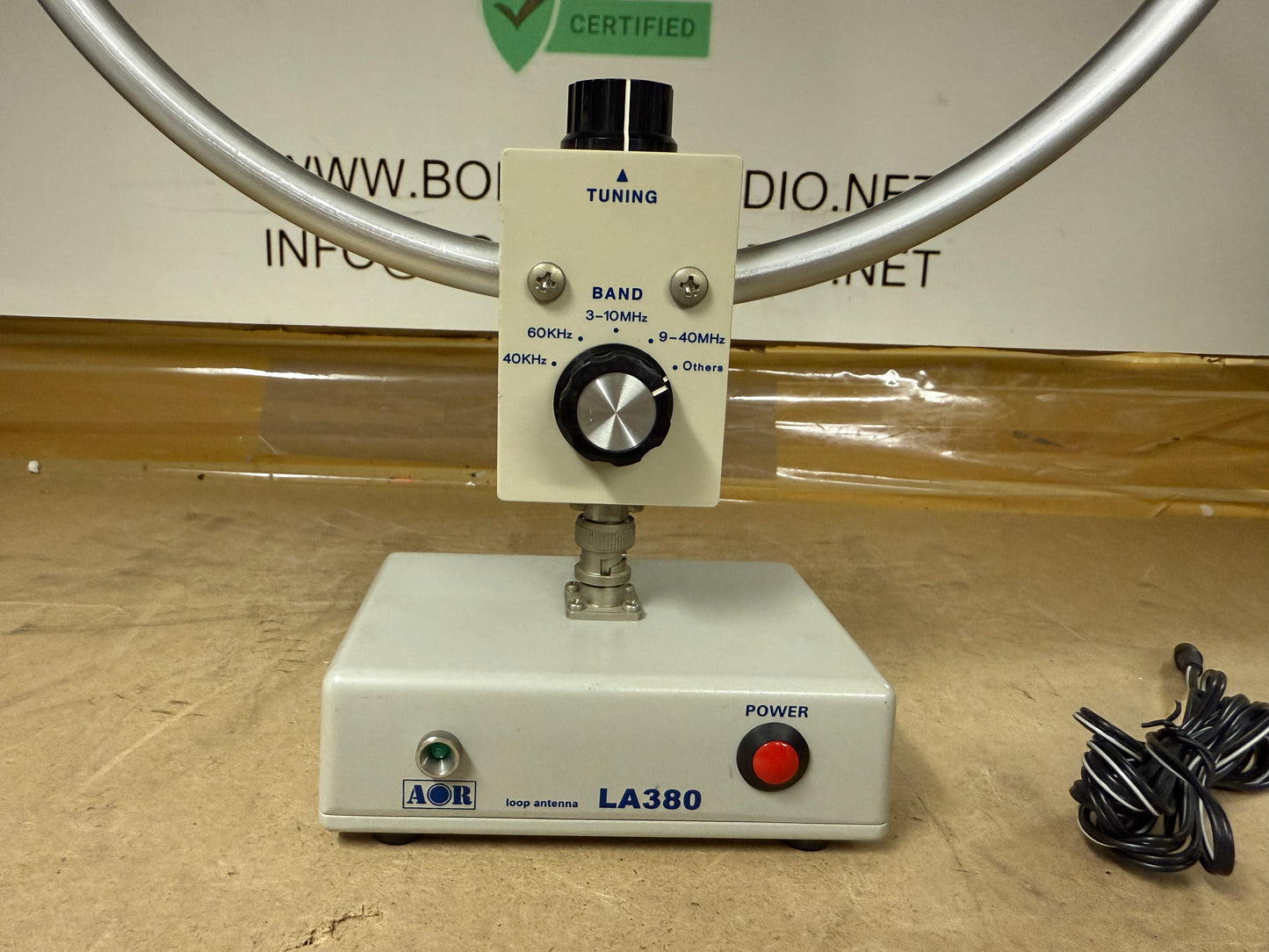 Loop Aor LA 380 Antenna Attiva 10KHz a 500MHz