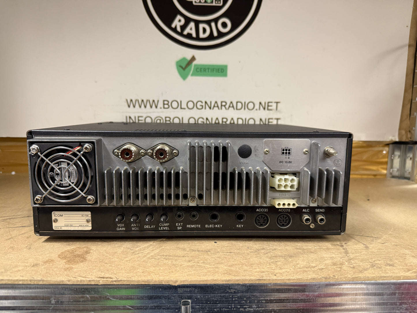 Icom ic 738 100 watt perfetto Garanzia 12 Mesi