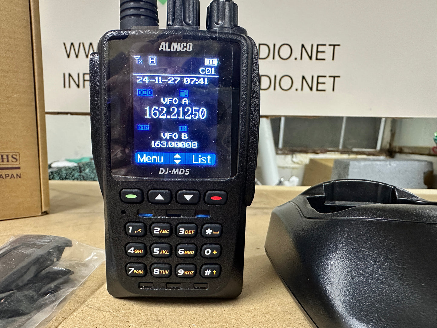 RICETRASMETTITORE ALINCO DJ-MD5 GPS DMR PORTATILE