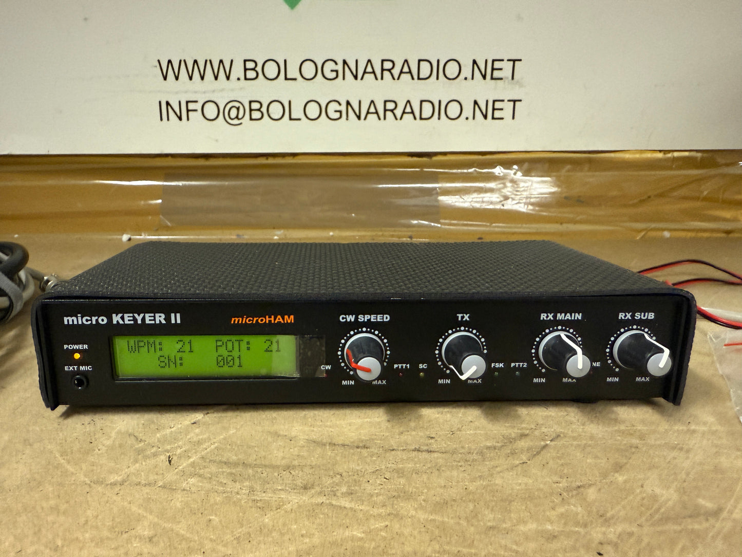 Micro keyer 2 con cavo icom 7600 / 7610