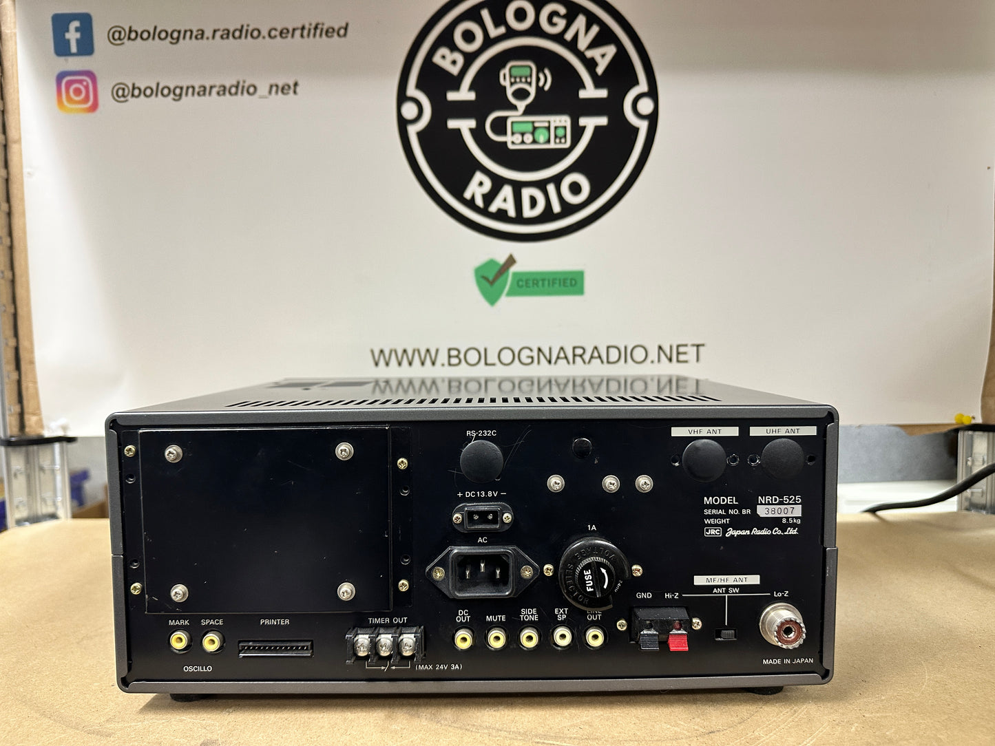 Ricevitore scanner JRC 525