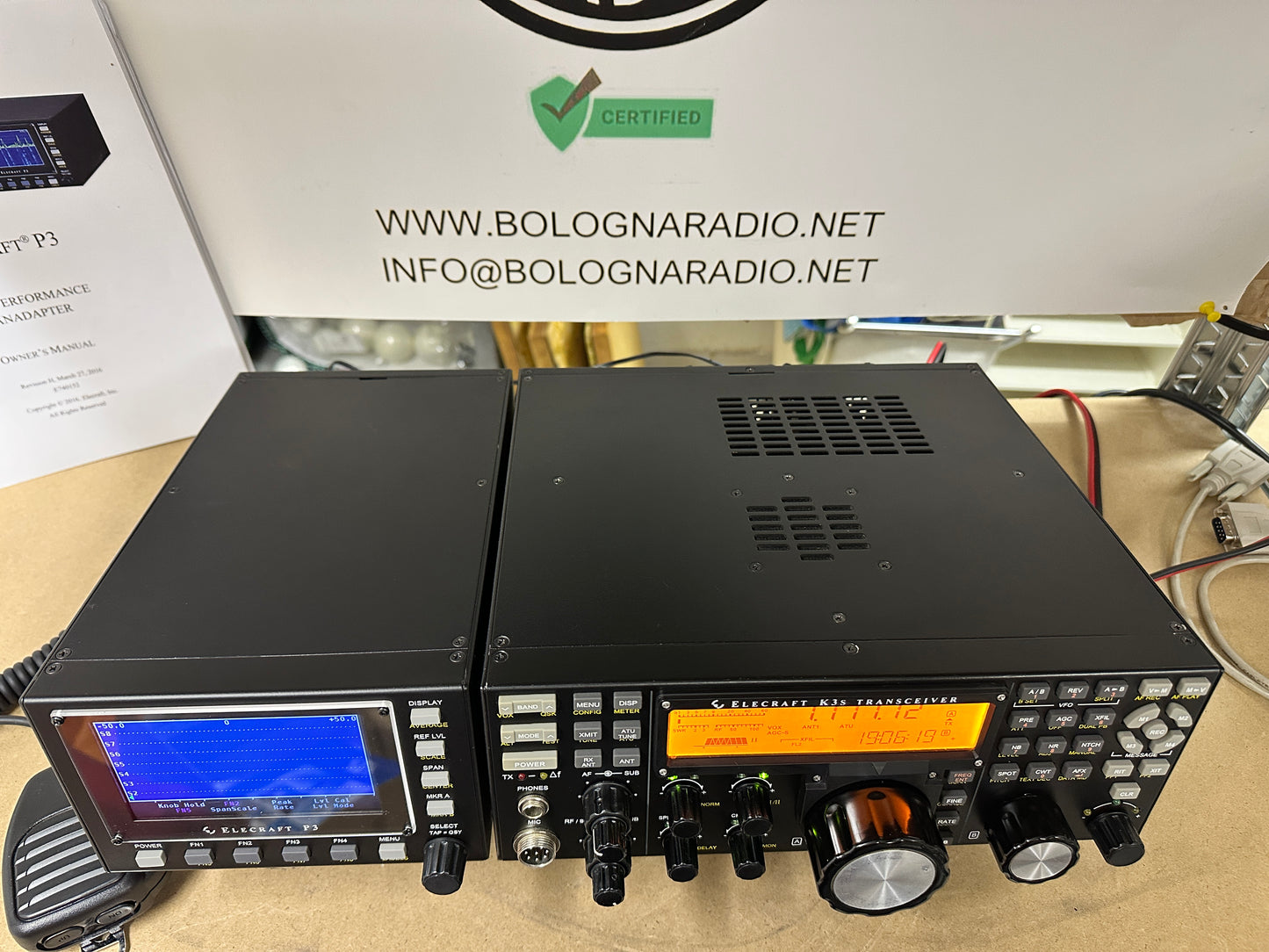 Ricetrasmettitore Elecraft K3 100Watt full set con P3