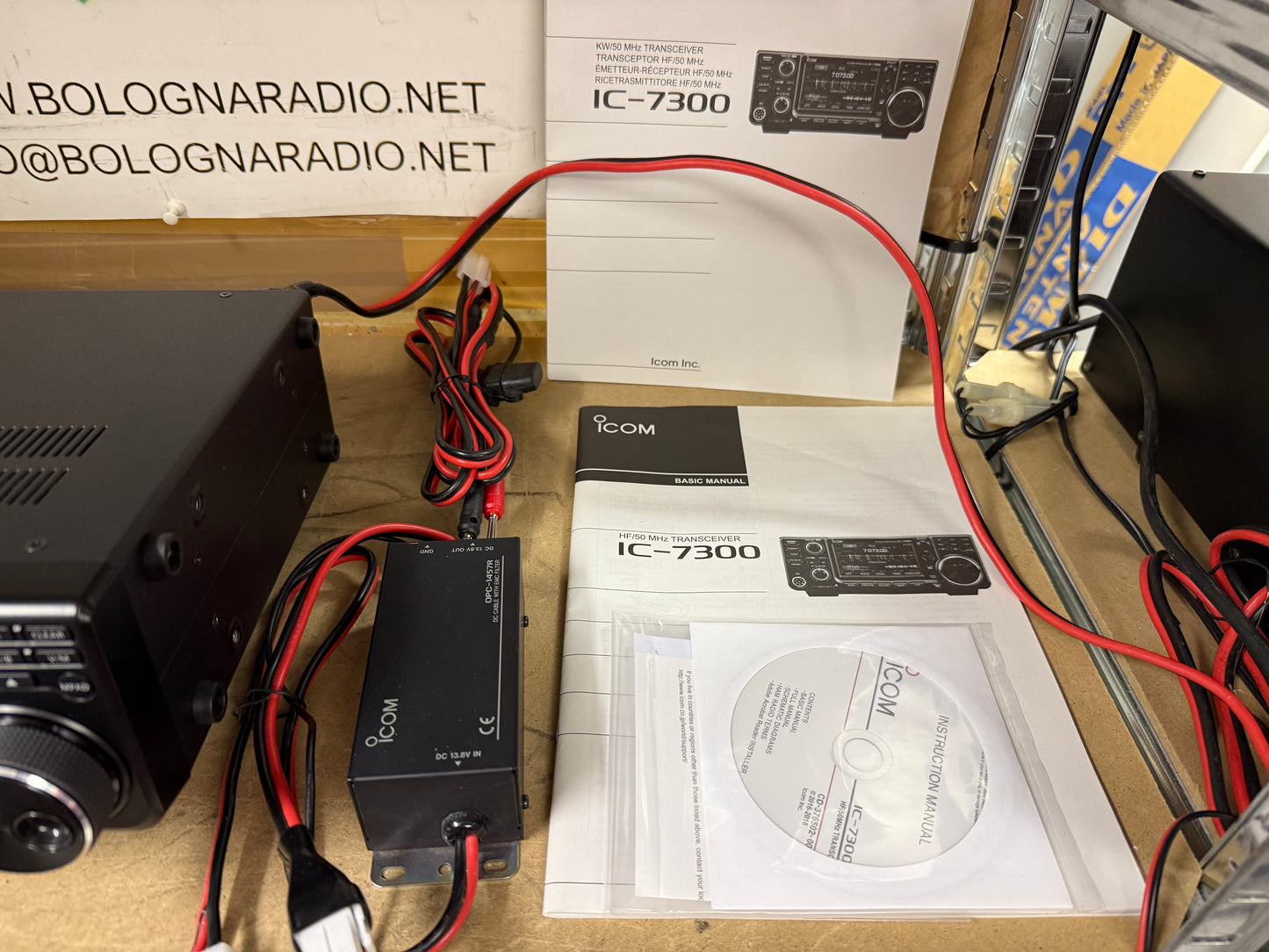 Icom ic 7300 pari al nuovo Garanzia 12 Mesi full set