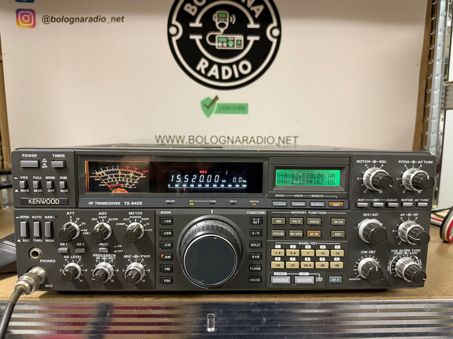 Kenwood TS 940 sat 100 watt perfetta