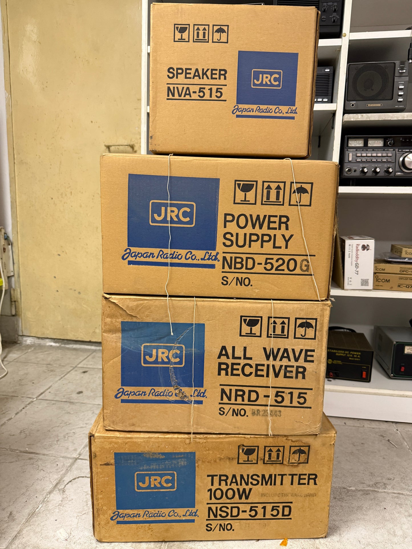 A1 Jrc 515 Linea Completa. JRC NSD515 + JRC NRD515 + Speaker + Alimentatore + imballi + book