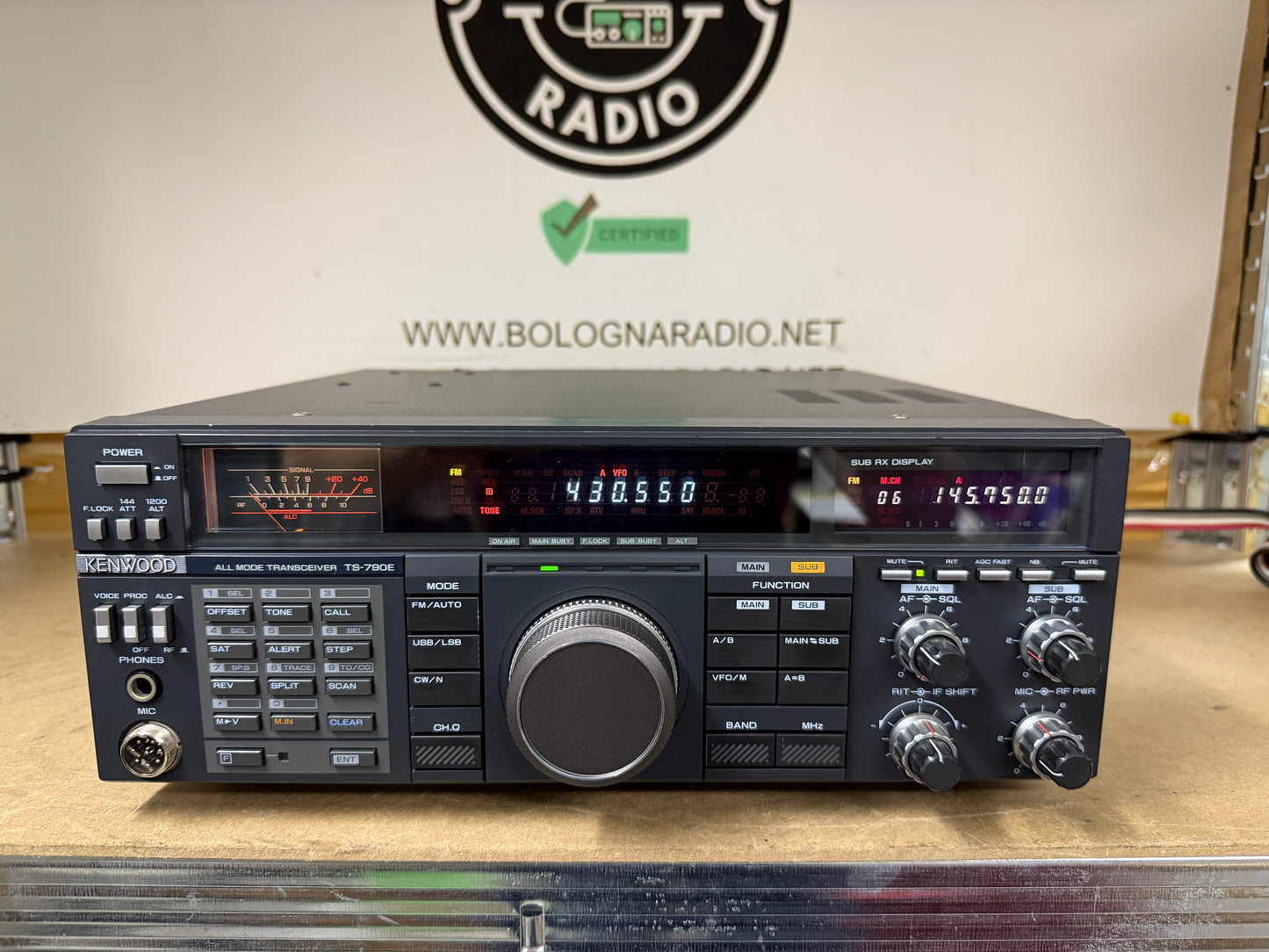 Kenwood TS 790 + toni squelch perfetto