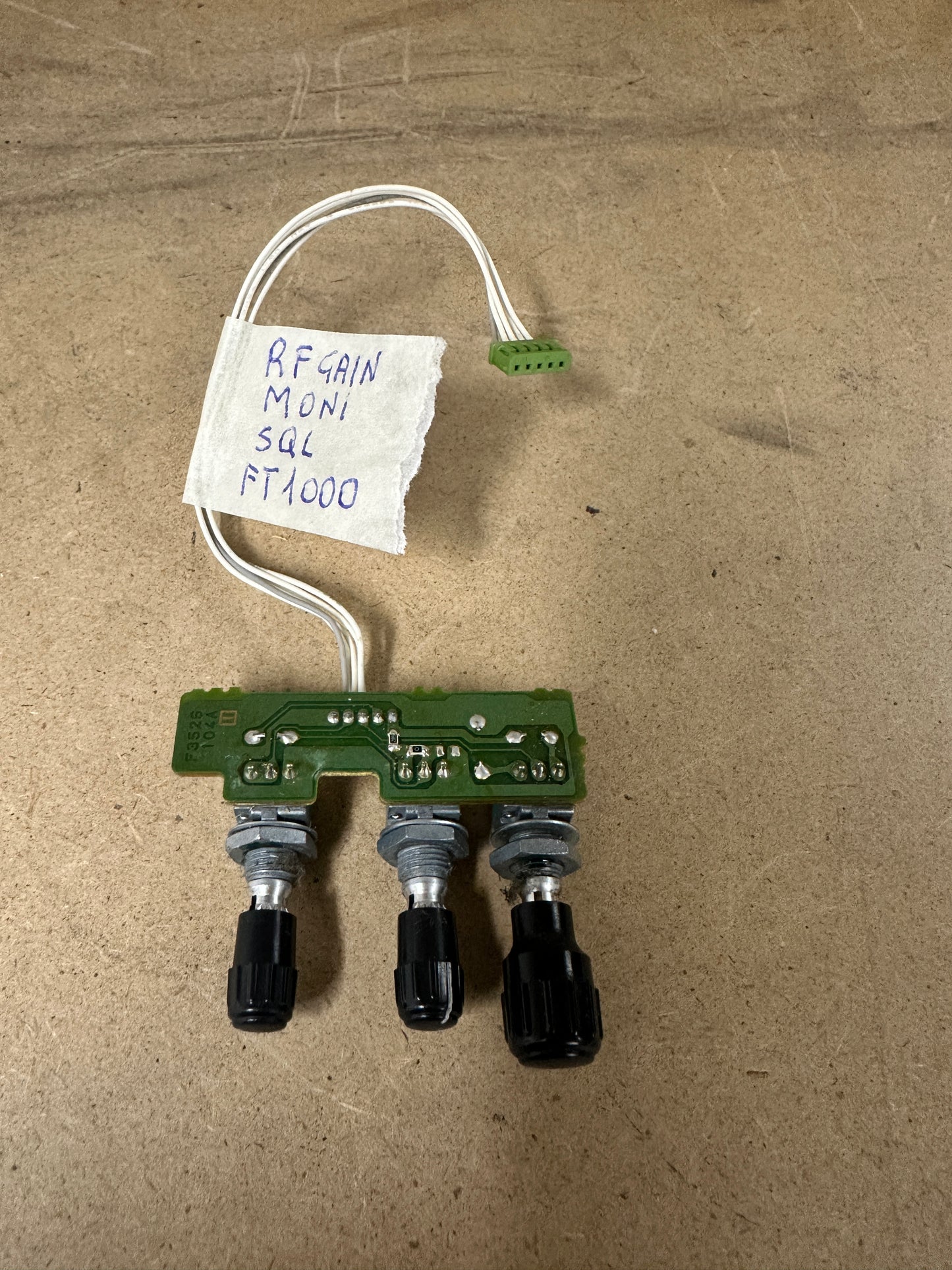 Yaesu ft 1000 potenziometro rf gain moni sql