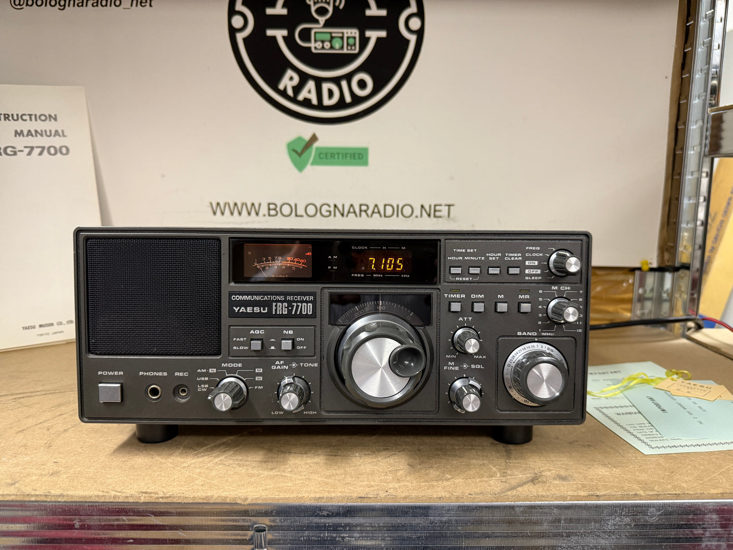 Yaesu frg 7700 + frt 7700 + frv 7700 perfetto