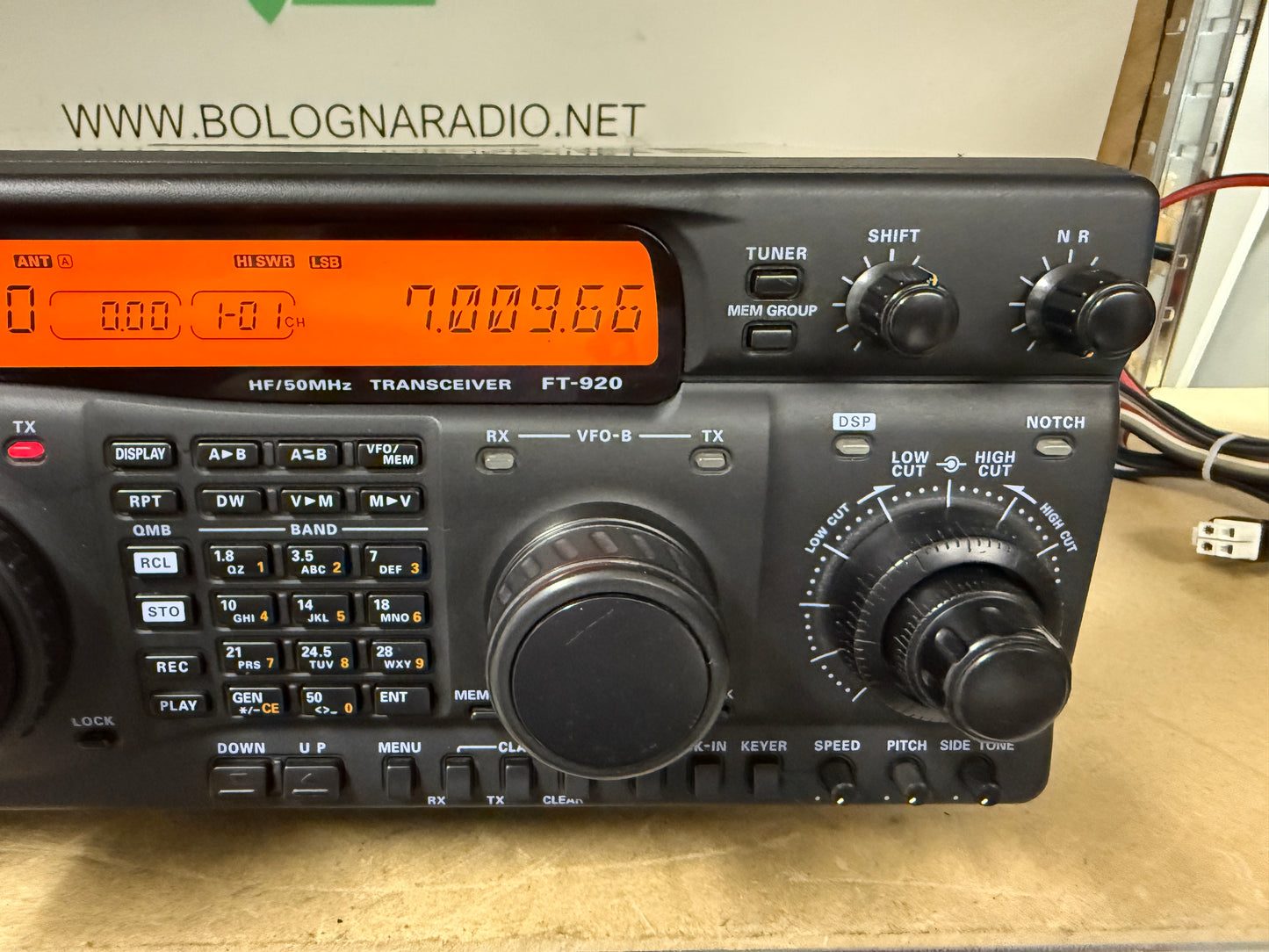 YAESU FT 920 filtro inrad ssb 1800Khz perfettamente funzionante condizioni buone
