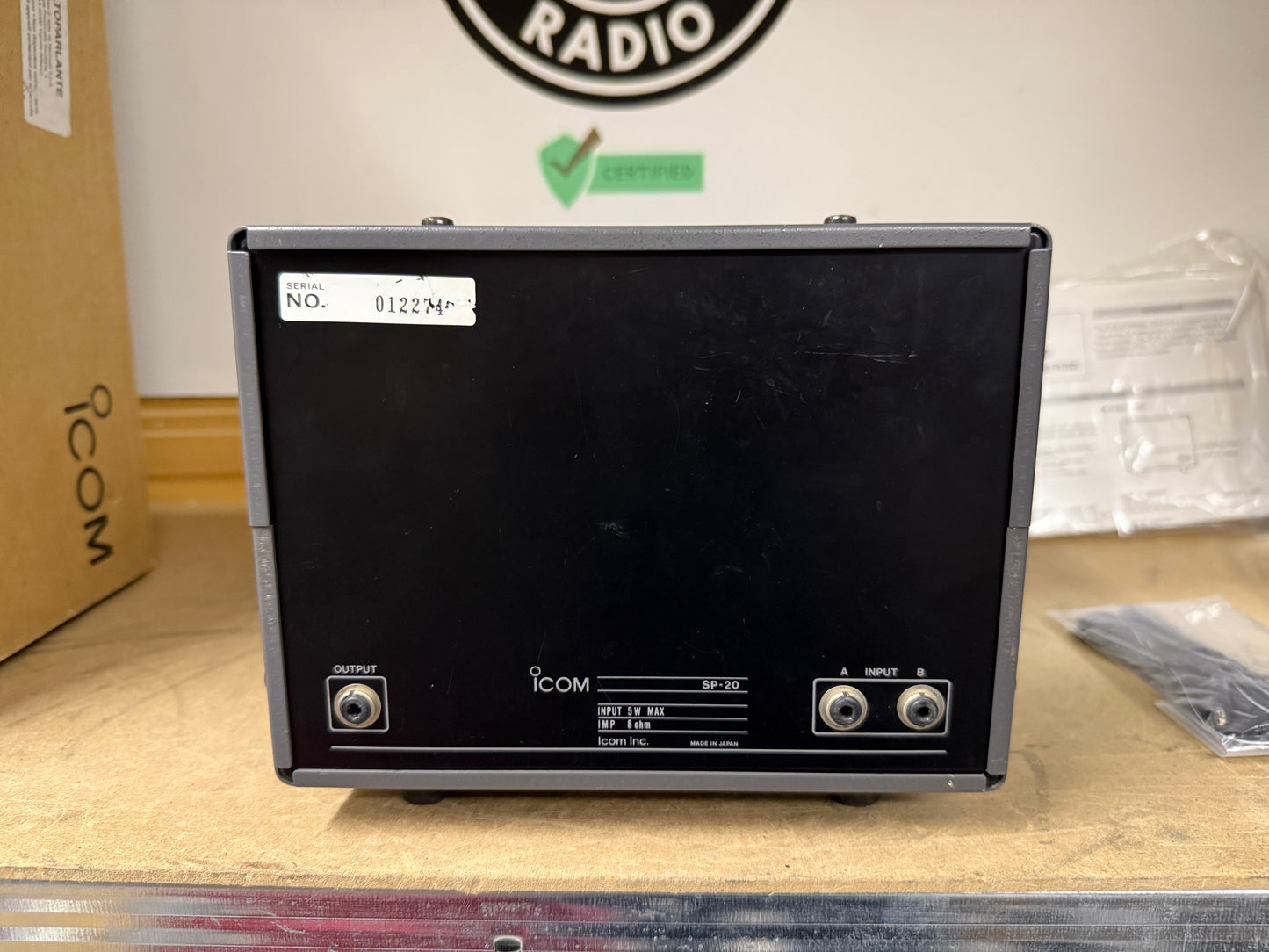 Icom SP 20 imballo originale perfetto full set