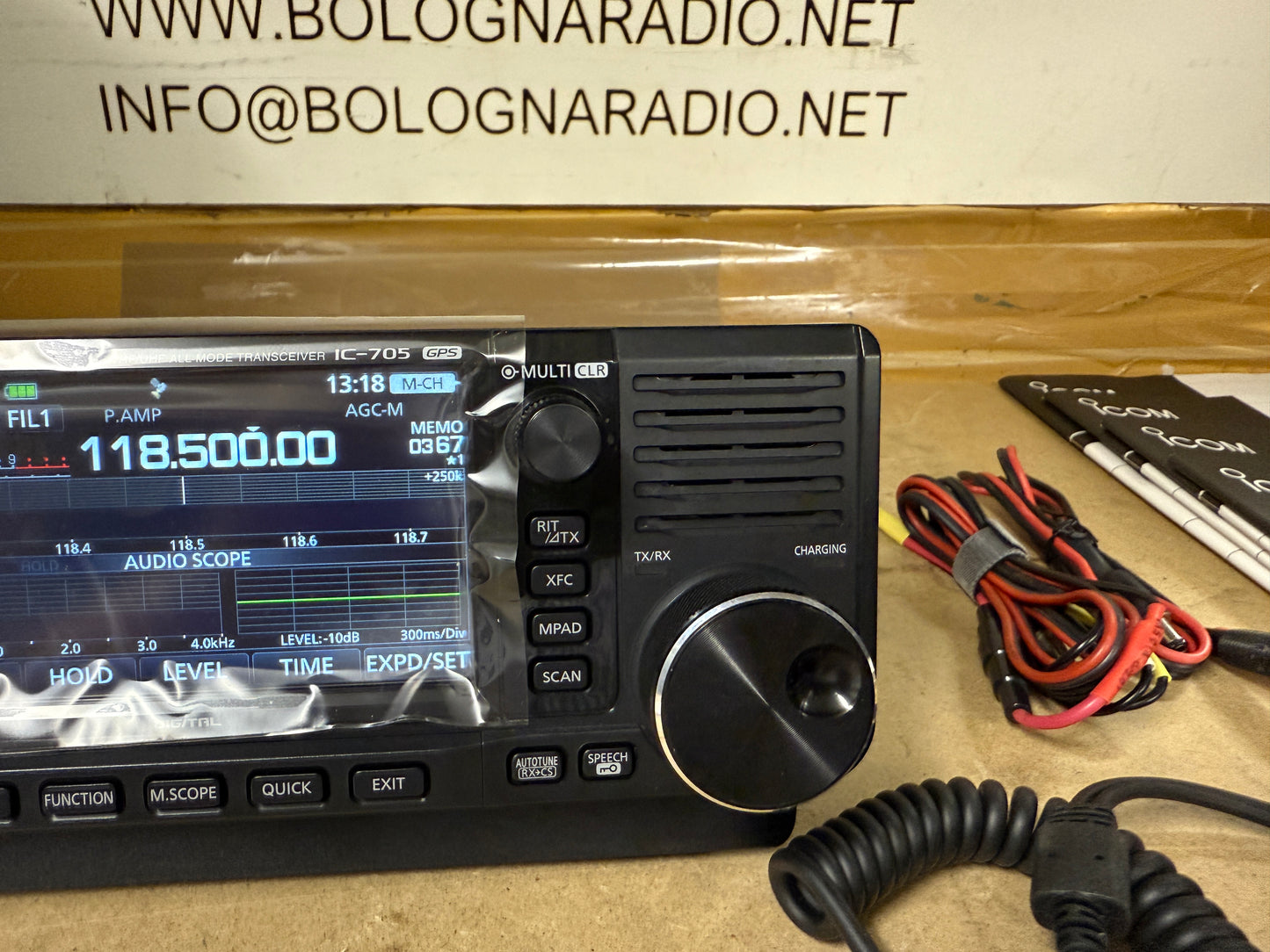 Icom ic 705 pari al nuovo full set garanzia 12 mesi