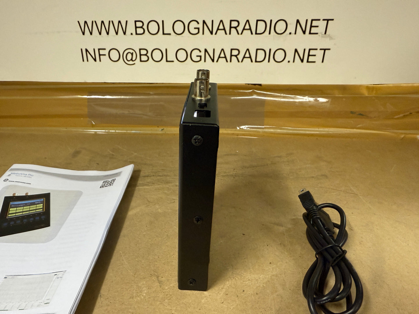 MetroVNA pro deluxe analizzatore di antenna, 1-180 MHz