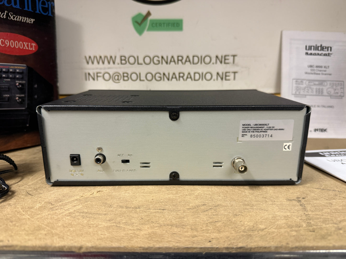 A1 Uniden UBC 9000 XLT pari al nuovo Garanzia 12 Mesi full set