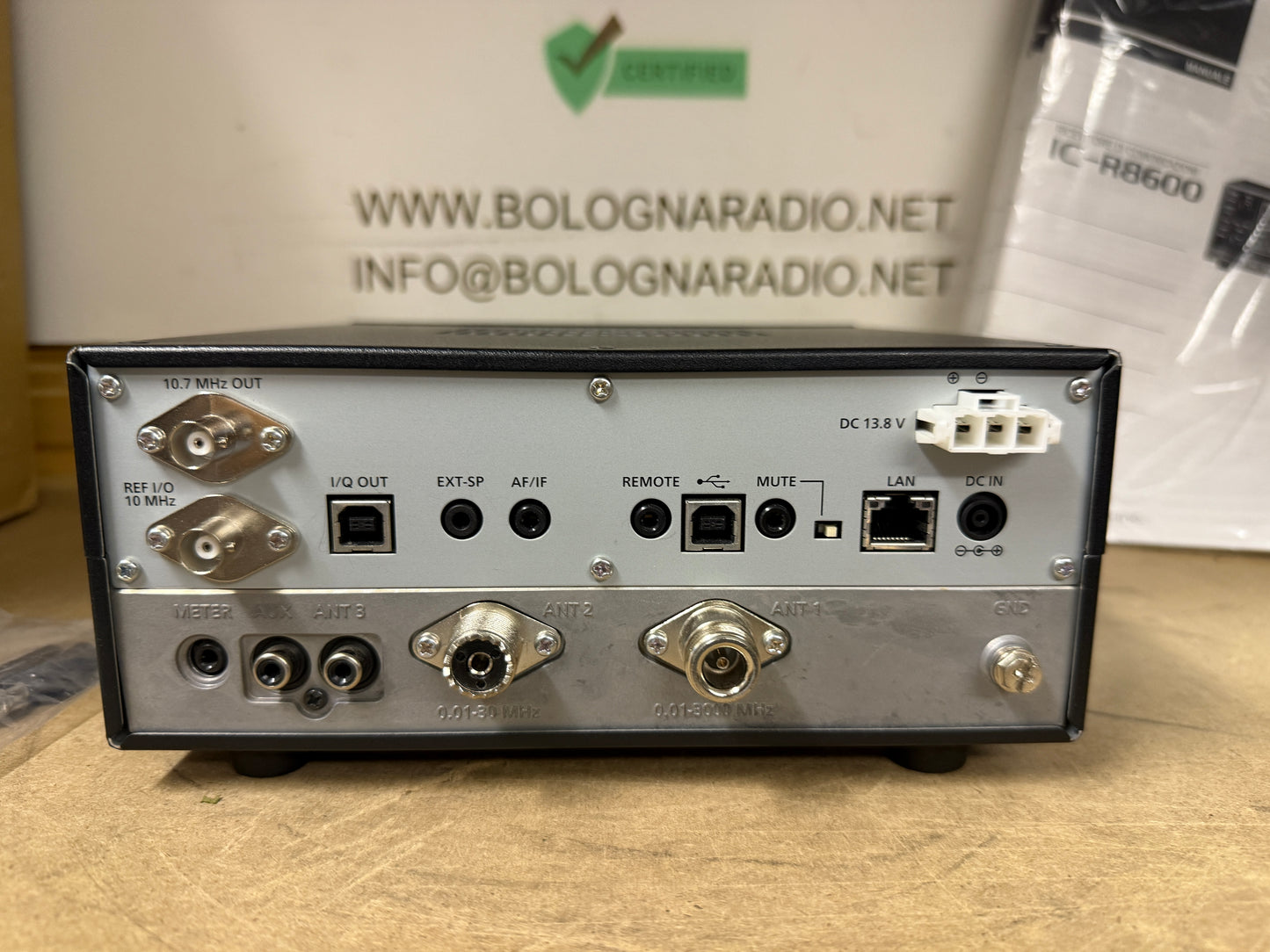 Icom ic r 8600 pari al nuovo Garanzia 12 mesi