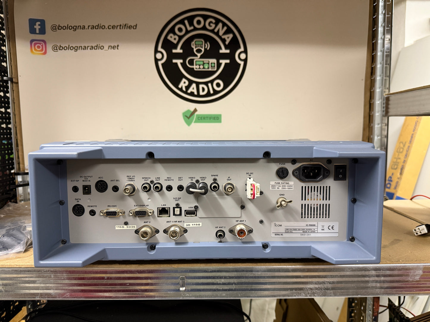Icom ic r 9500 pari al nuovo full set