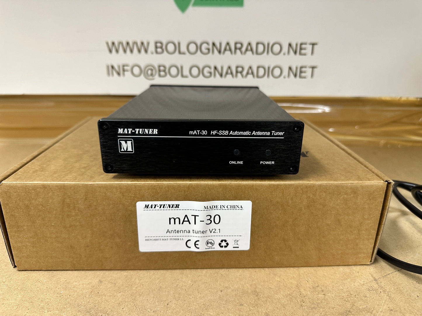 MAT-30 Tuner - ACCORDATORE DI ANTENNA DEDICATO PER YAESU FT-857D,FT-897D,FT-891