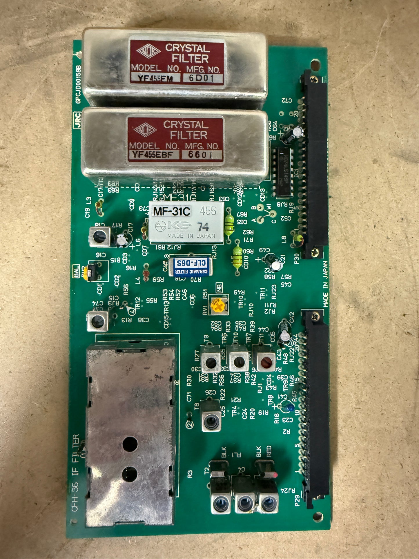 JRC 525 + modulo VHF UHF + banda aerea + filtri