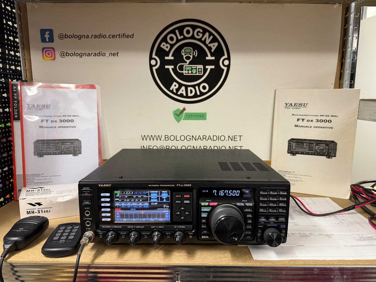 Yaesu FT 3000D pari al nuovo full set